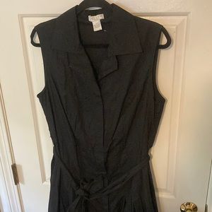 TWEEDS Buttoned Black Dress AS IS